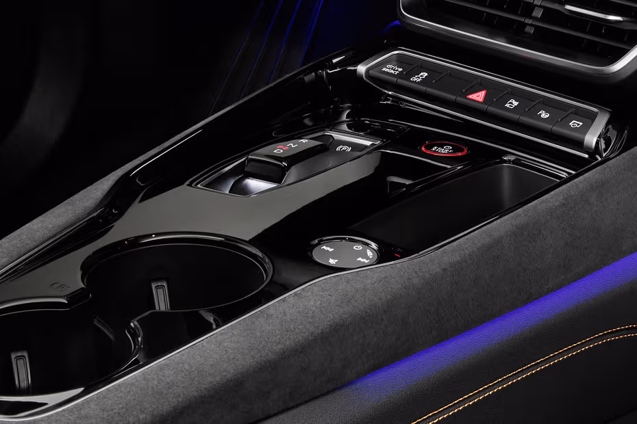 Audi S E-Tron GT 2026 Dashboard controls with drive mode selector