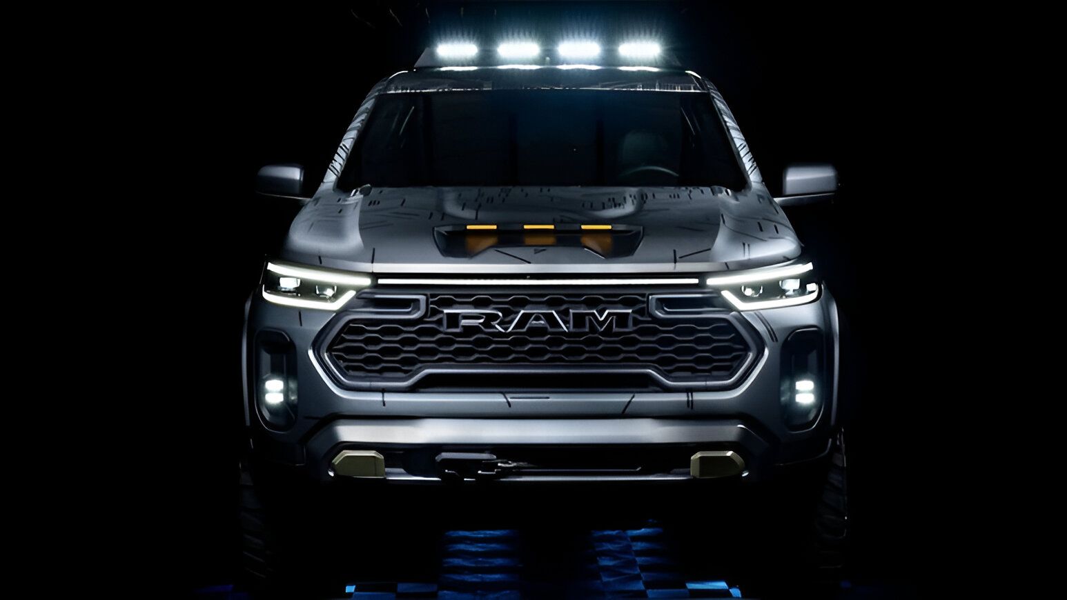 2026 Ram Dakota Nightfall Concept Teased, Likely to Rival Hilux GR Sport & Ranger Raptor.jpg