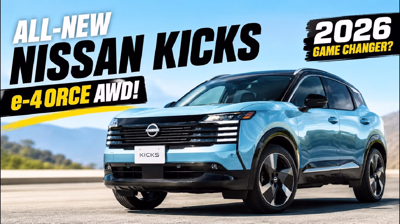 2026 Nissan Kicks e-Power Unveiled: New Hybrid Engine, AWD Tech and Premium Design Revealed