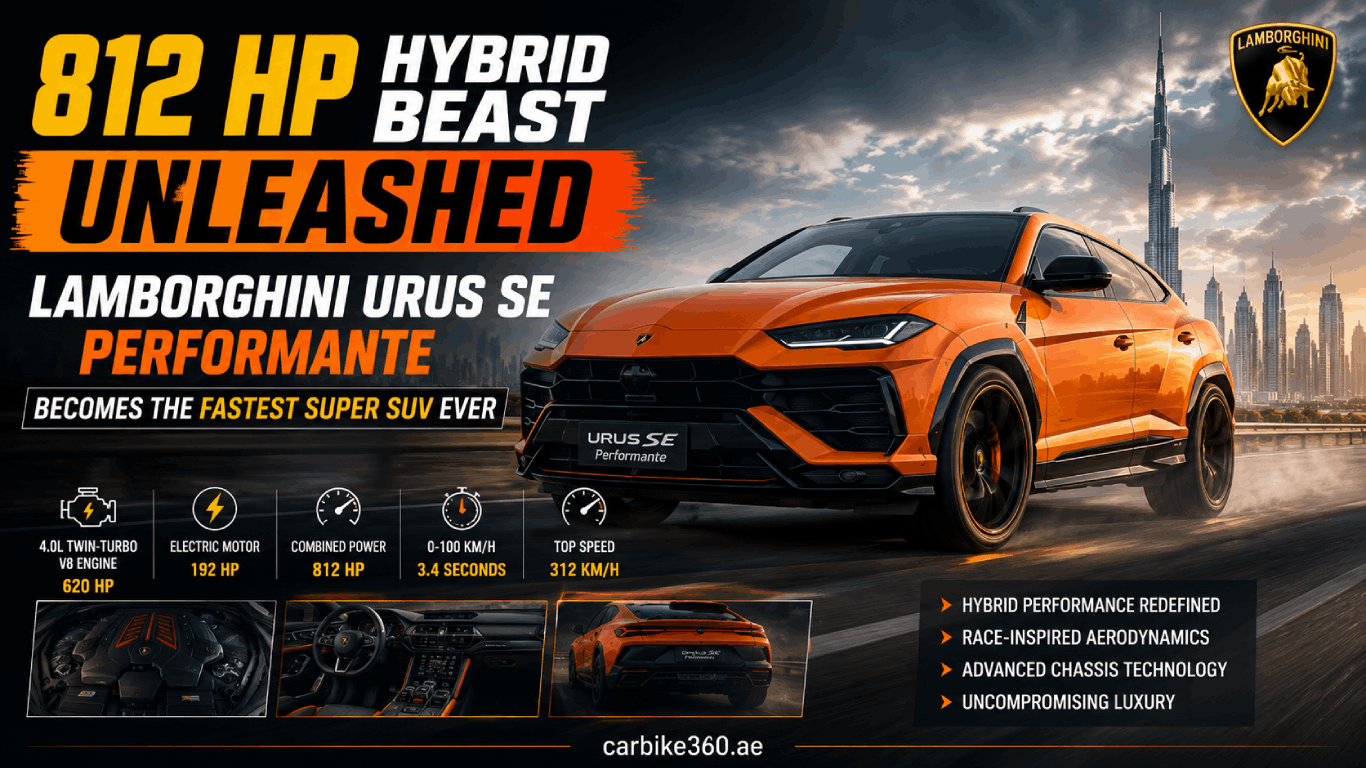 812 HP Hybrid Beast Unleashed: Lamborghini Urus SE Performante Becomes the Fastest Super SUV Ever