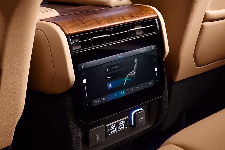 Jeep Grand Wagoneer 2026 interior dashboard climate control system AC controls