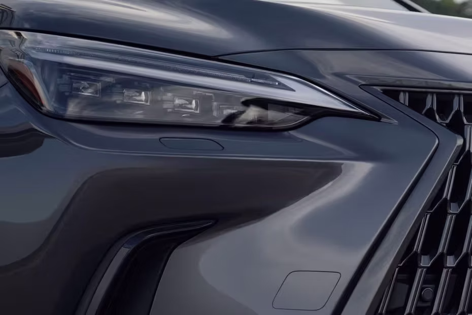 Lexus Nx Sonic Chrome Headlight Close-Up View