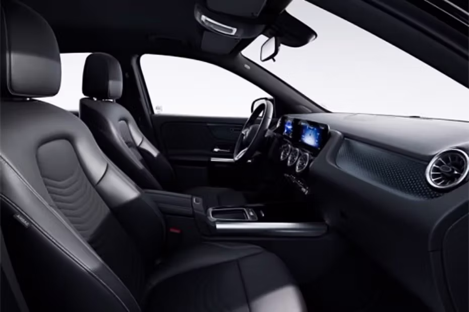 Mercedes-Benz EQA Front Passenger Cabin view with panoramic sunroof