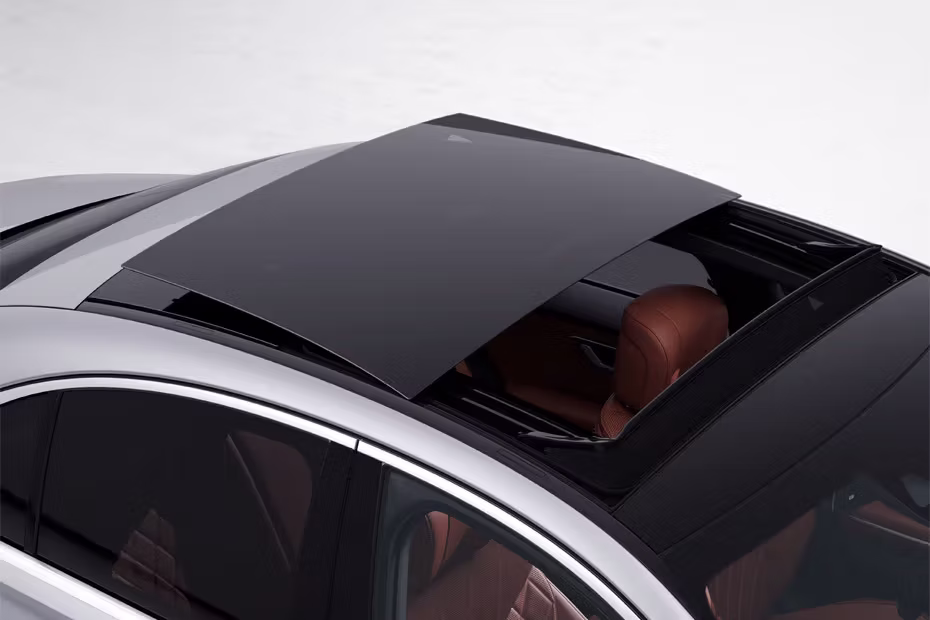 Mercedes-Benz S-Class Sunroof And Moonroof Over Top View