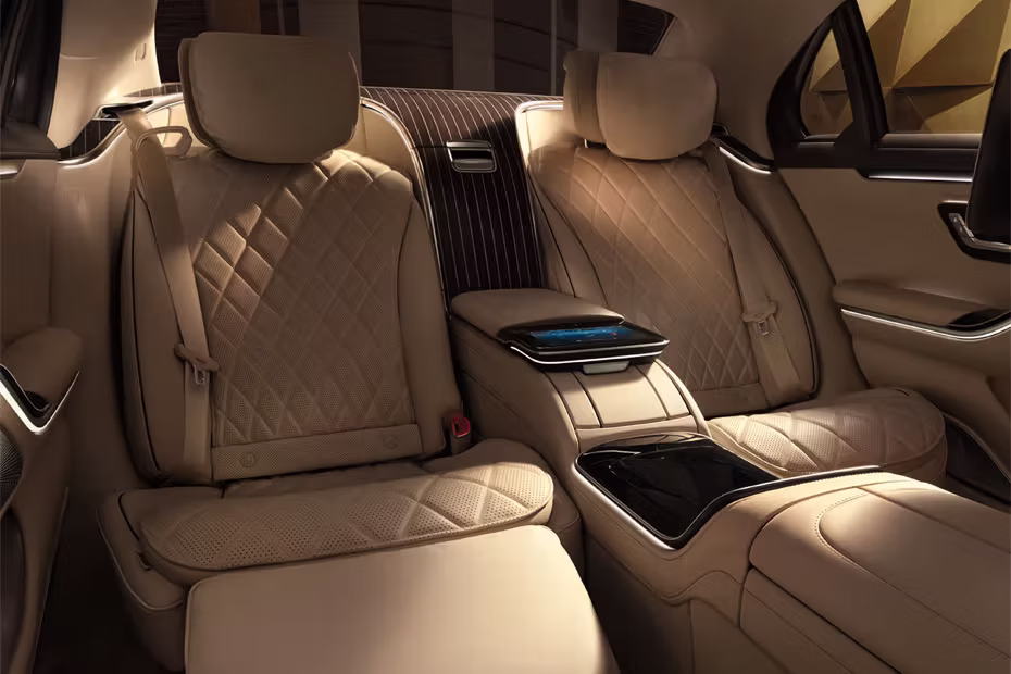Mercedes-Benz S-Class Rear Seats View