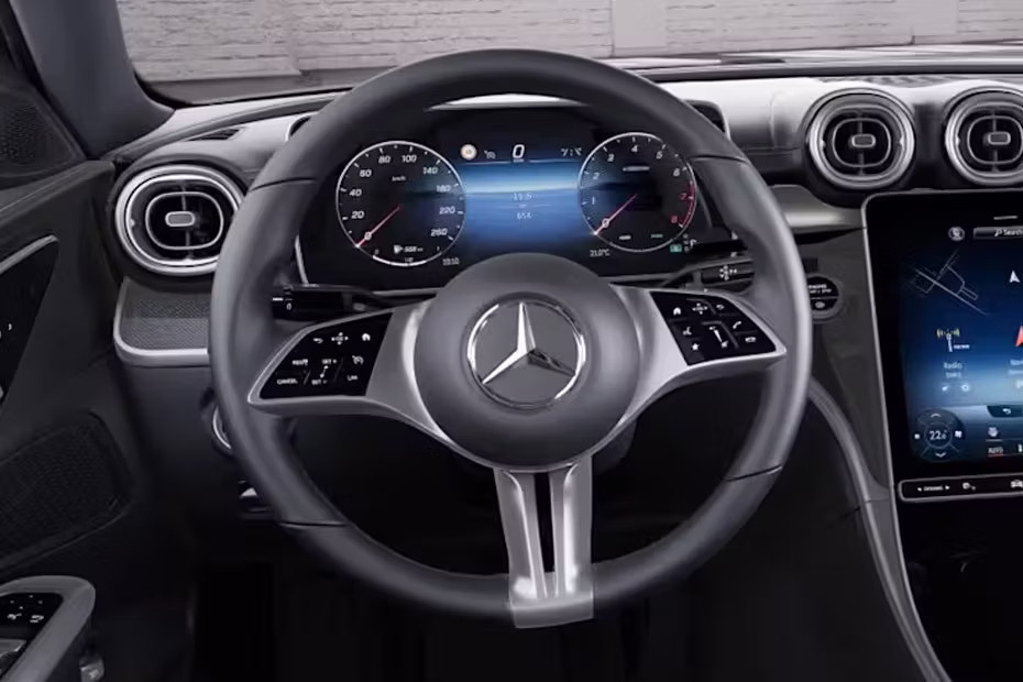 Mercedes-Benz C Class  Steering view With Multi control And Tacho Meter