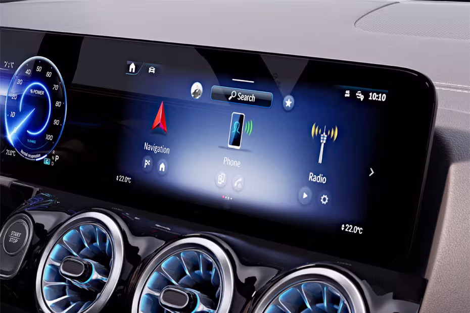 Mercedes-Benz EQA Stereo Close-Up View