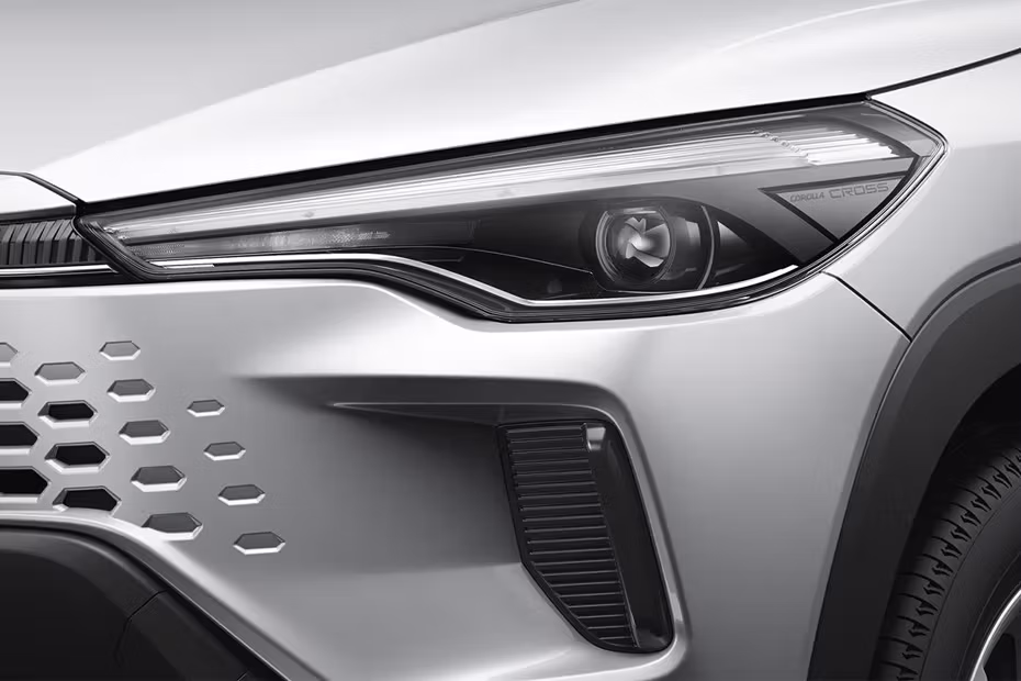 Toyota Corolla Cross Hybrid Front LED DRLs Close View