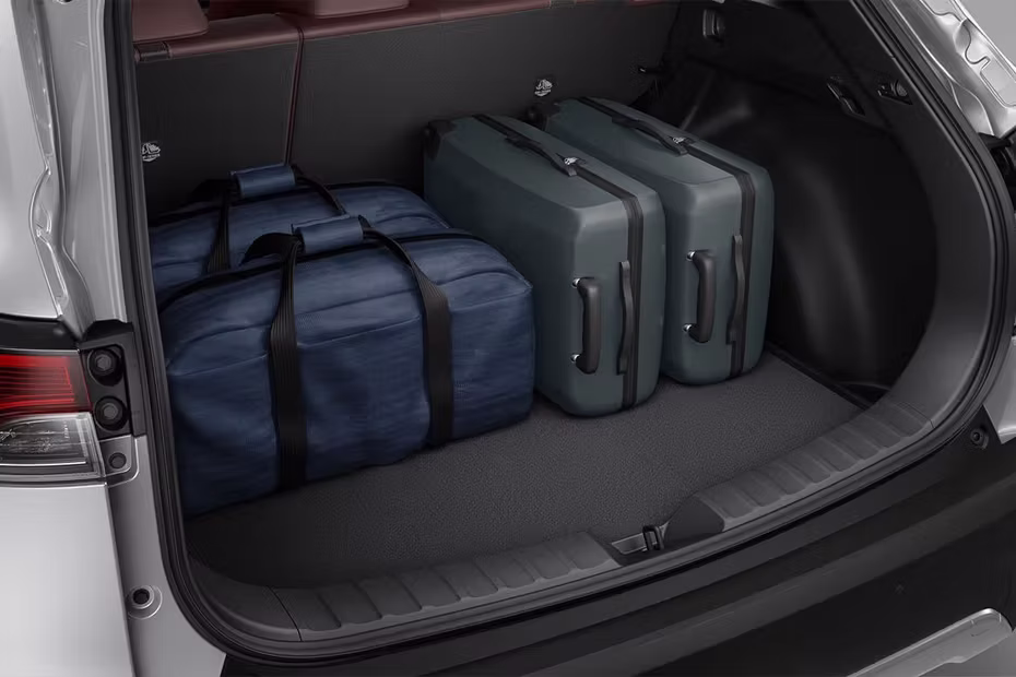 Toyota Corolla Cross Hybrid  Trunk Open Closer View With Space