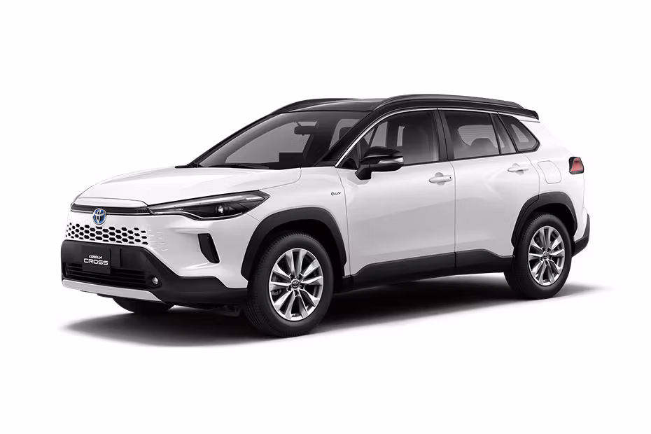 Toyota Corolla Cross Hybrid Super White Black