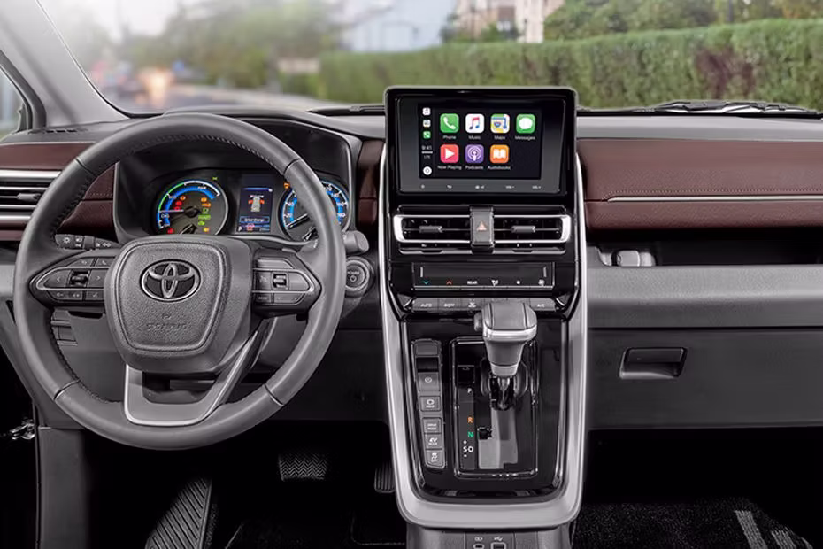 Toyota Innova Hycross Dashboard Layout Floating Touchscreen With Dual Tone Interior