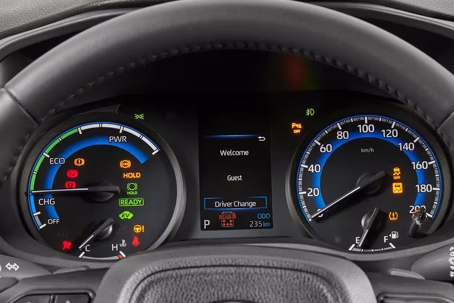 Toyota Innova Hycross Tacho Meters Closer VIew