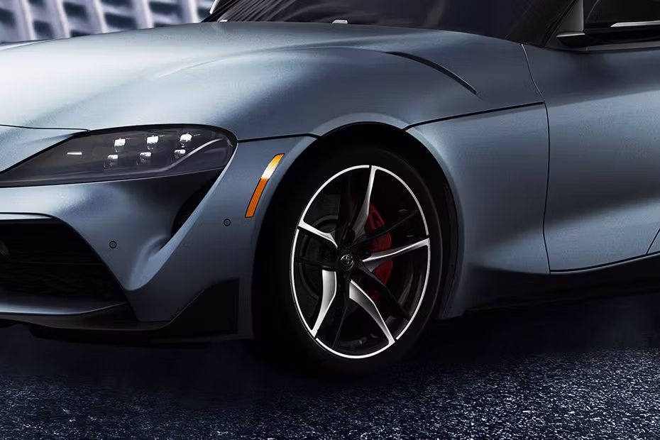 Toyota Supra Wheel And DRL View