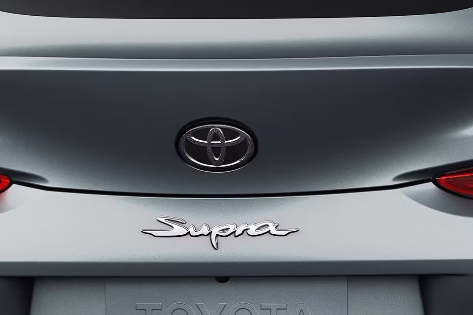 Toyota Supra Rear With Tail Light and Logo