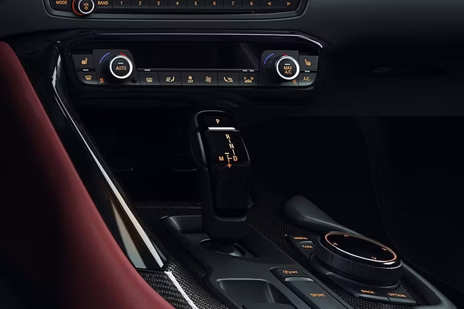 Toyota Supra Gear Shifter And Center Controls