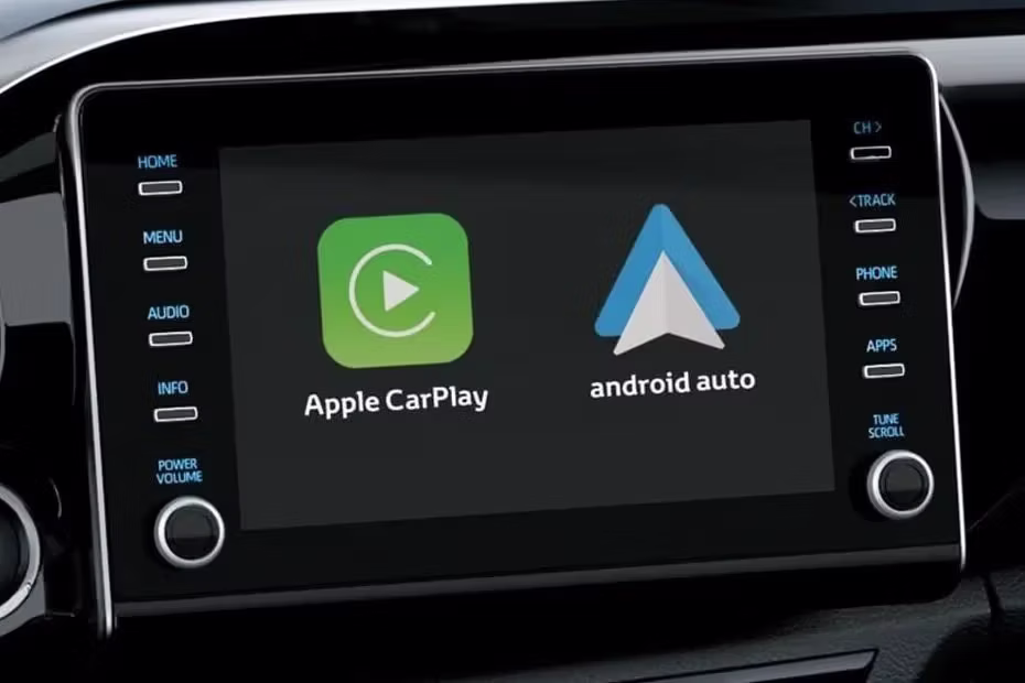 Toyota Hilux Stereo View Multi Function Touch Screen And Controls