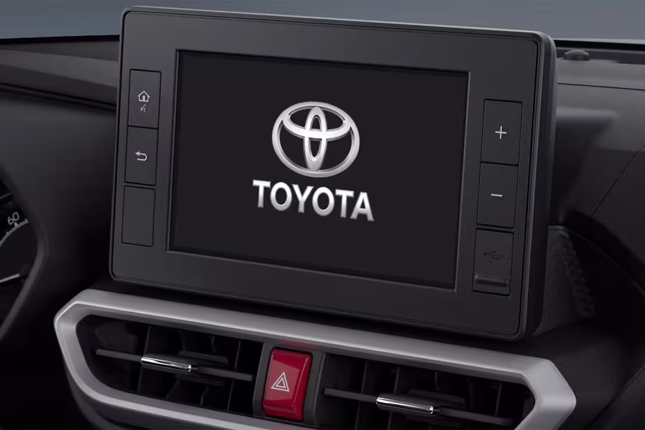 Toyota Raize Stereo Closer View With AC Vents