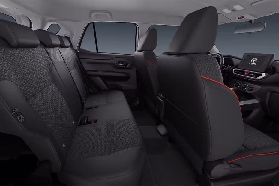 Toyota Raize Rear Seats View 