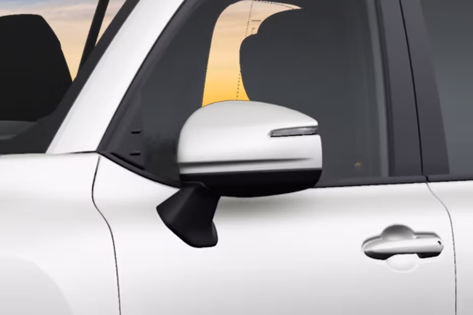 Toyota Land Cruiser Drivers Side Mirror Front Angle With DRL