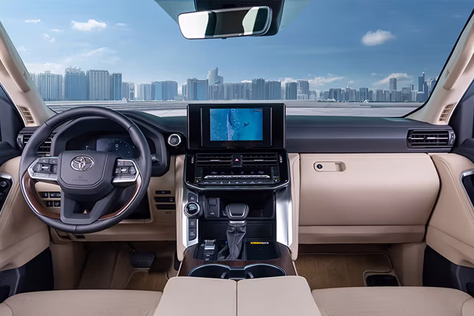 Toyota Land Cruiser Dashboard Floating Touch Screen With Dual Tone Interior 