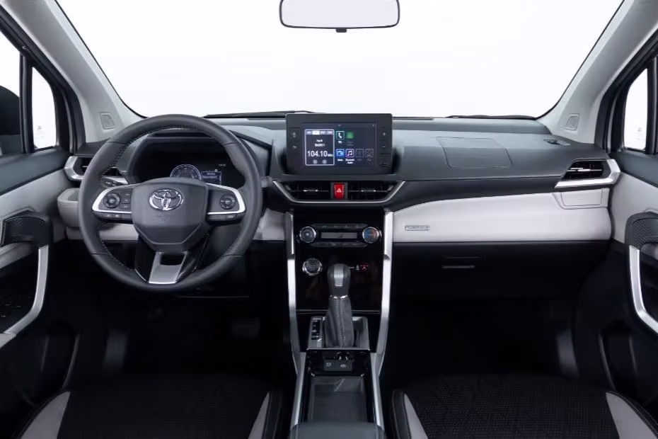 Toyota Veloz Dashboard Layout Floating Touchscreen Display With Dual Tone Interior