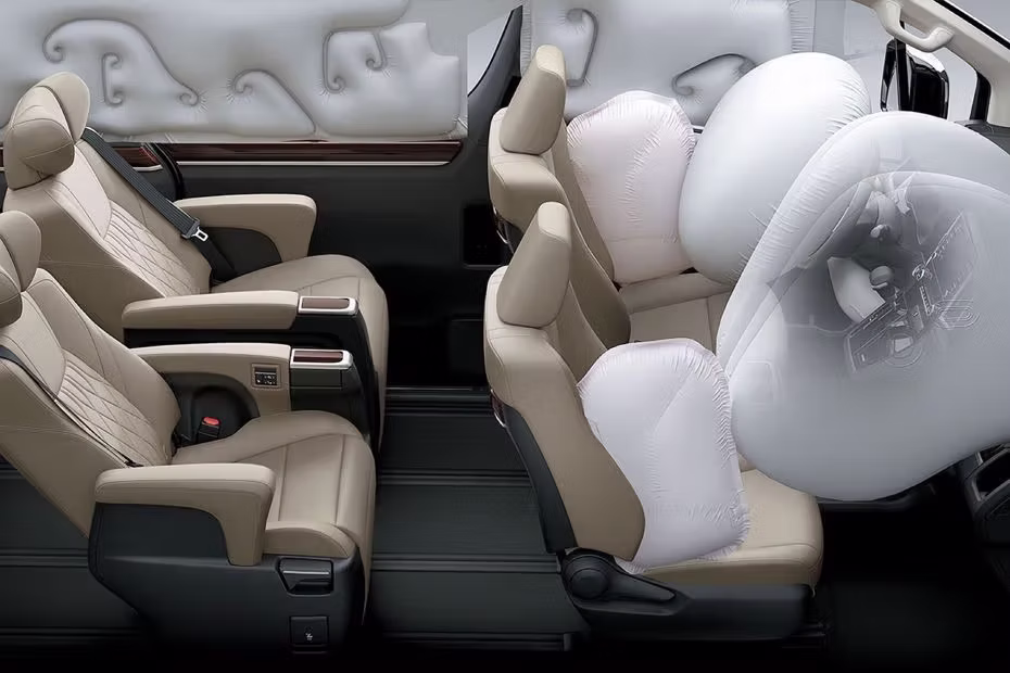 Toyota Granvia Open Air Bag Front And Rear Side Full Safe