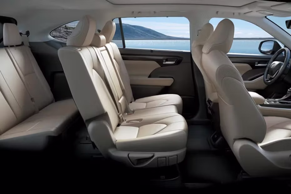 Toyota Highlander Front And Rear Seats Together
