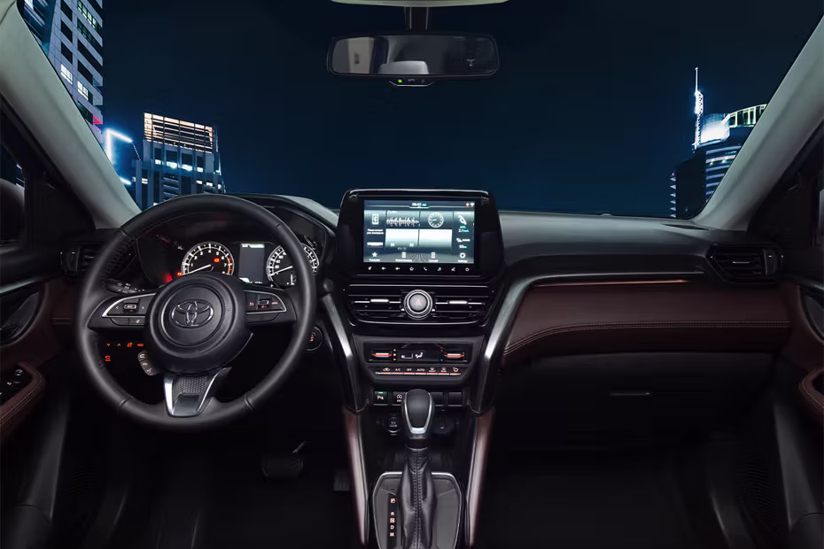 Toyota Urban Cruiser Dashboard Layout Floating Touchscreen With Dual Tone Interior