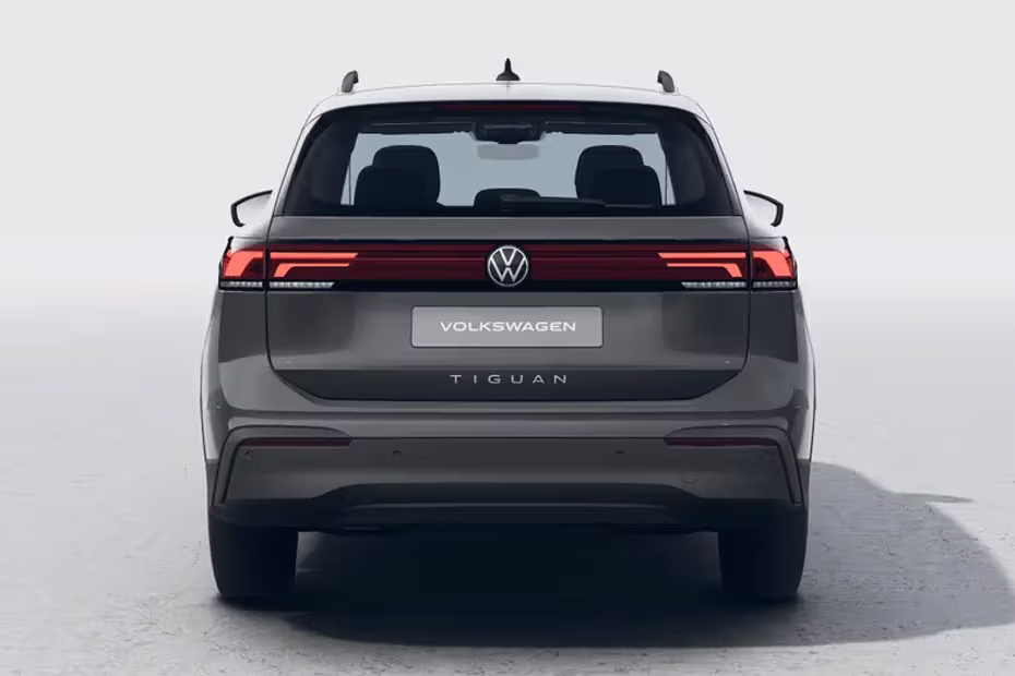 Volkswagen Tiguan Full Rear View With Connected Tail Light