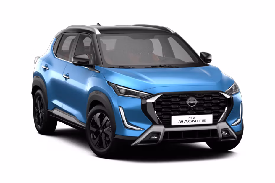 Nissan Magnite Blue And Black Color