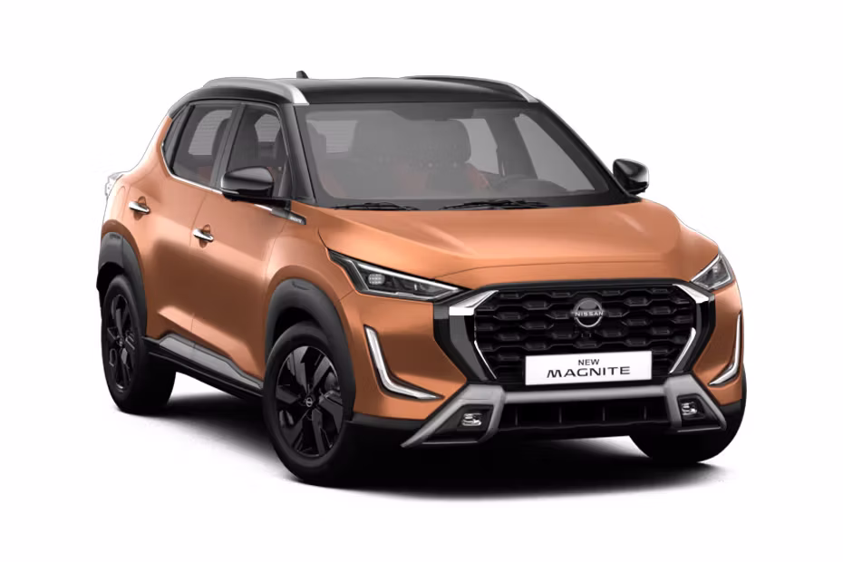 Nissan Magnite Orange And Black Color