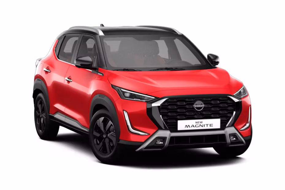Nissan Magnite Red And Black Color