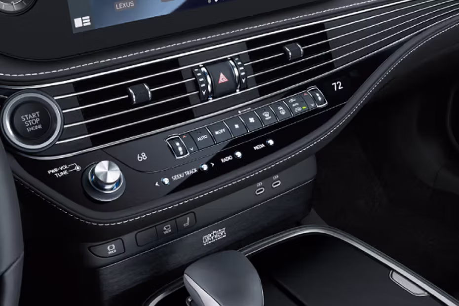Lexus LS Hybrid Front Side AC Controls With AC Vents