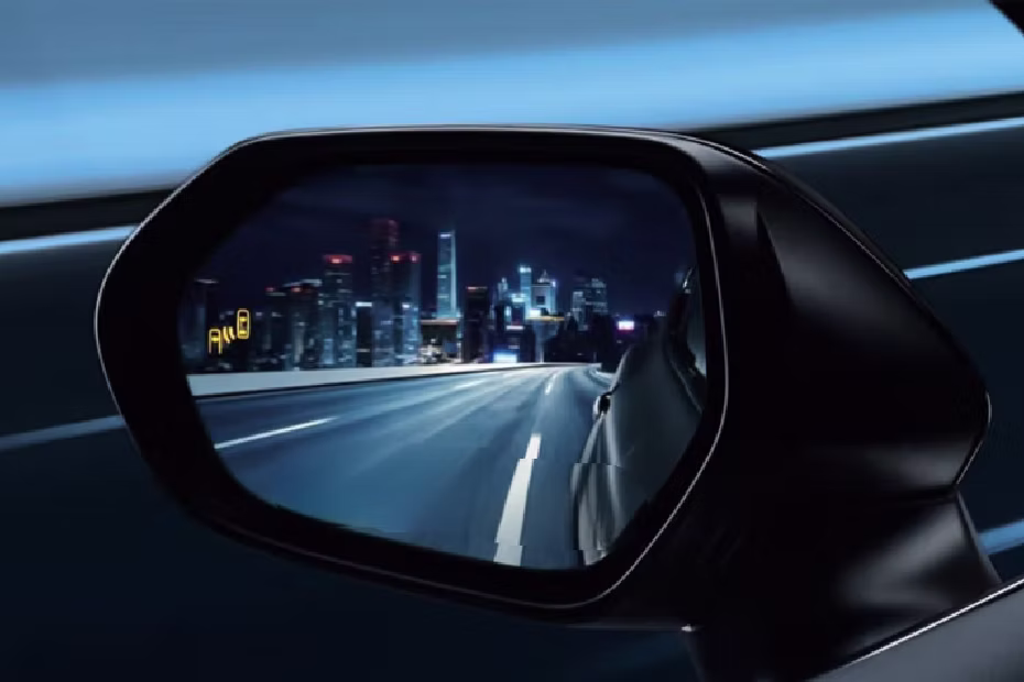 Toyota Camry Hybrid Side Mirror View
