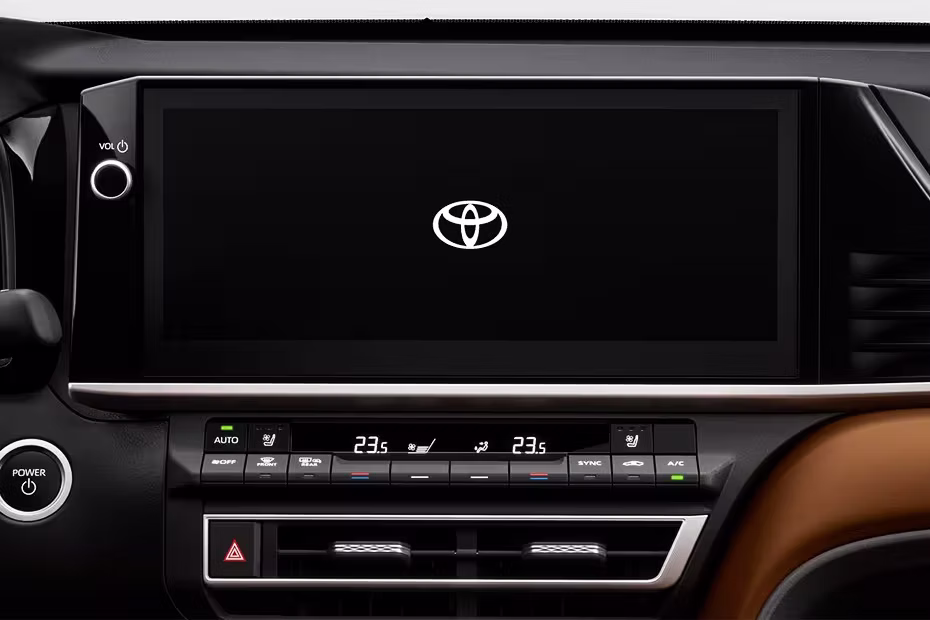 Toyota Camry Hybrid Stereo Close-Up View