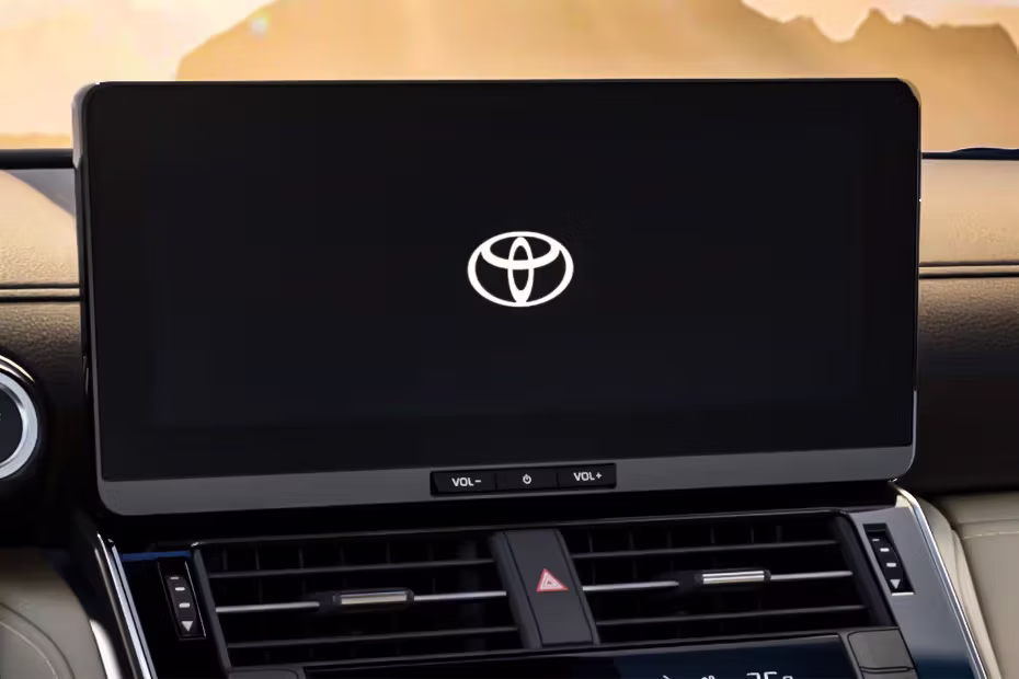 Toyota Land Cruiser Hybrid Stereo Floating Touchscreen Display AC Vents