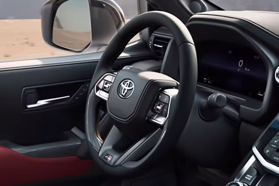 Toyota Land Cruiser Hybrid Steering Wheel And Side Mirror