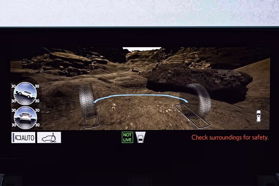 Toyota Land Cruiser Hybrid Parking Assist View
