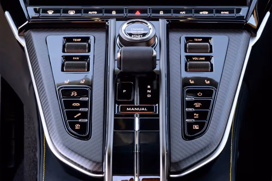 Aston Martin Vantage 2026 Deep Storage Space Inside the Centre Console