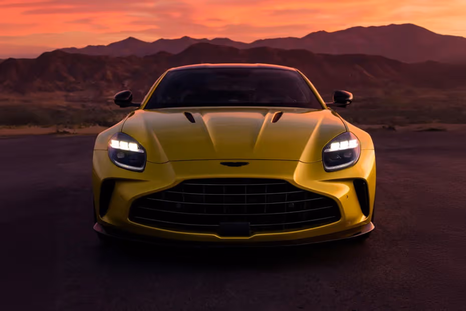 Aston Martin Vantage 2026 Front View with LED Headlights