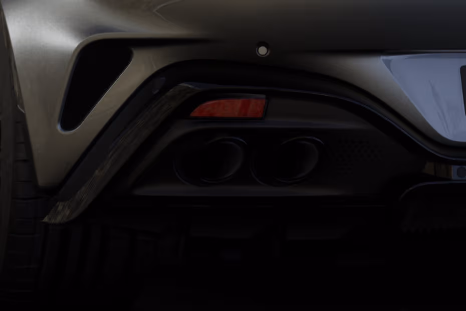 Aston Martin Vantage 2026 Rear Bumper with Dual Exhaust Outlets