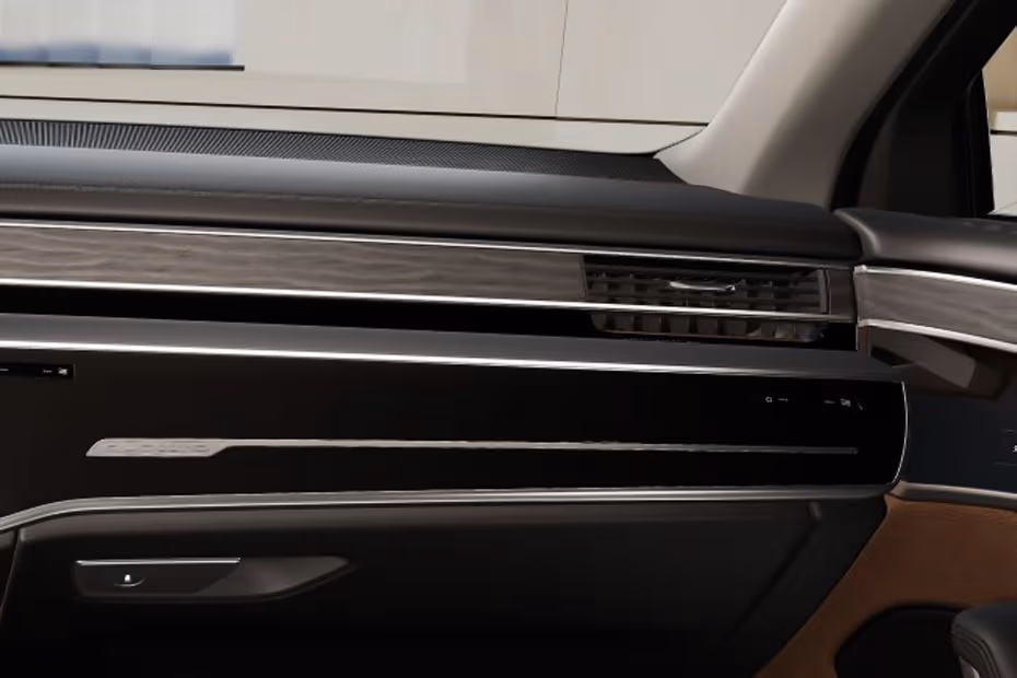  Audi A8 L 2026 interior corner dashboard side AC vent