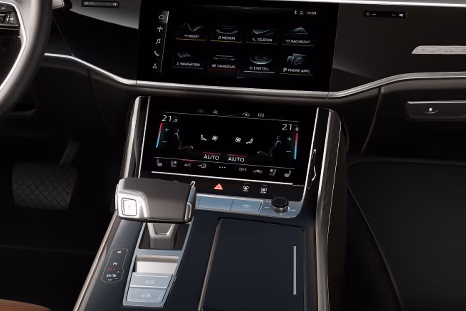  Audi A8 L 2026 interior dashboard climate control system AC controls