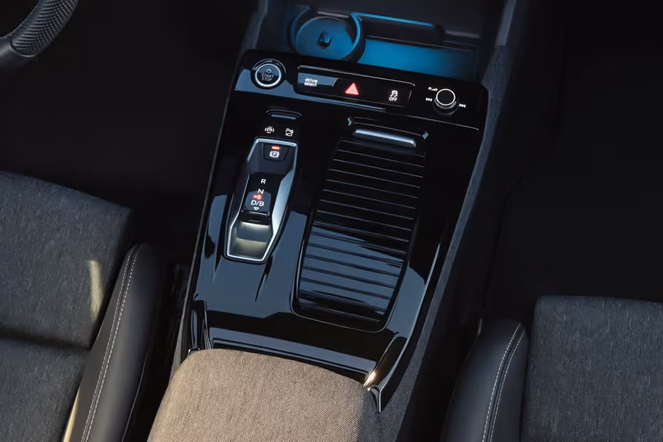 Audi Q6 Sportback e-tron 2026 Dashboard controls with drive mode selector