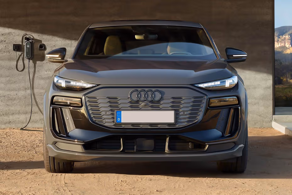 Audi Q6 Sportback e-tron 2026 front view with LED Headlights