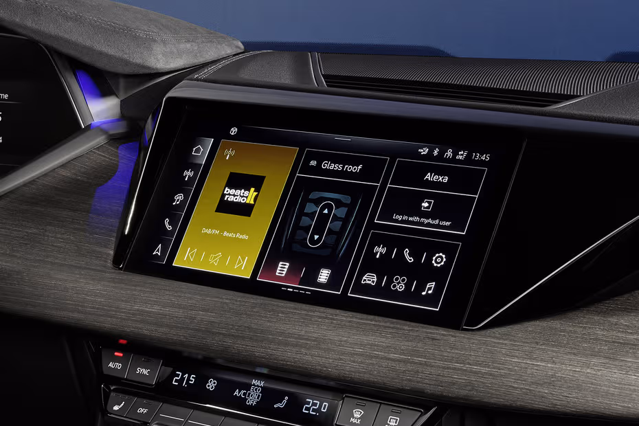 Audi S E-Tron GT 2026 Digital Infotainment System