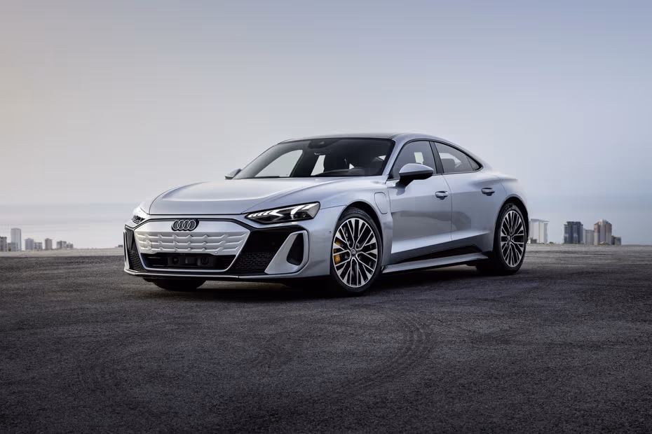Audi S E-Tron GT 2026 front left side angle view