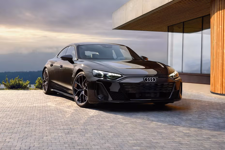 Audi S E-Tron GT 2026 front left side angle view