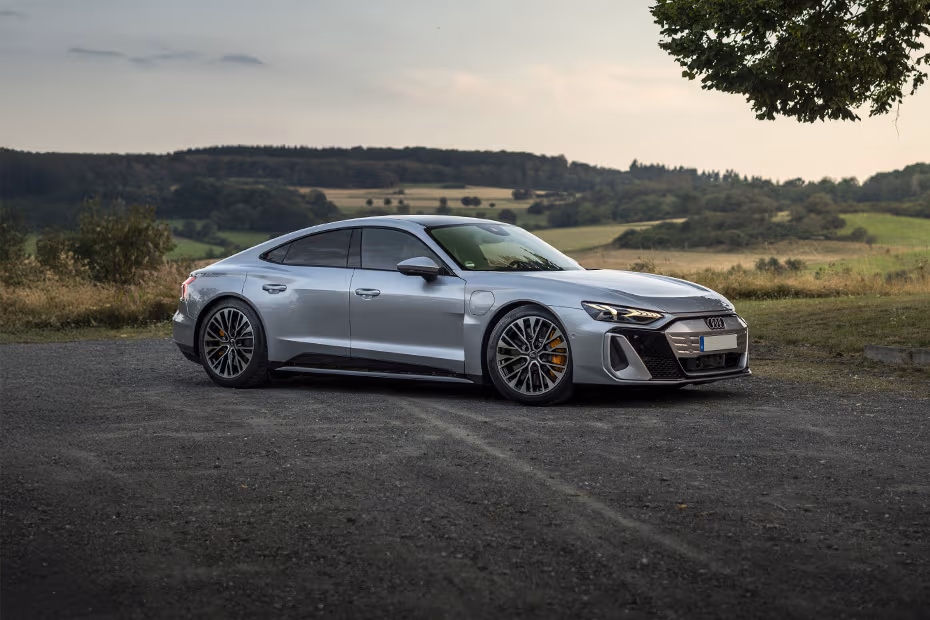 Audi S E-Tron GT 2026 front right side angle view