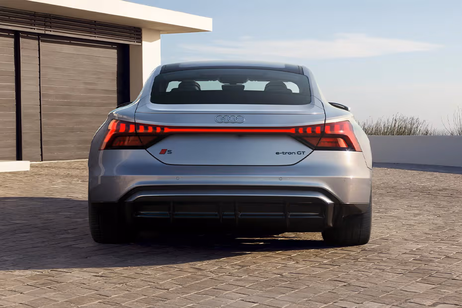 Audi S E-Tron GT 2026 rear view with LED Taillights